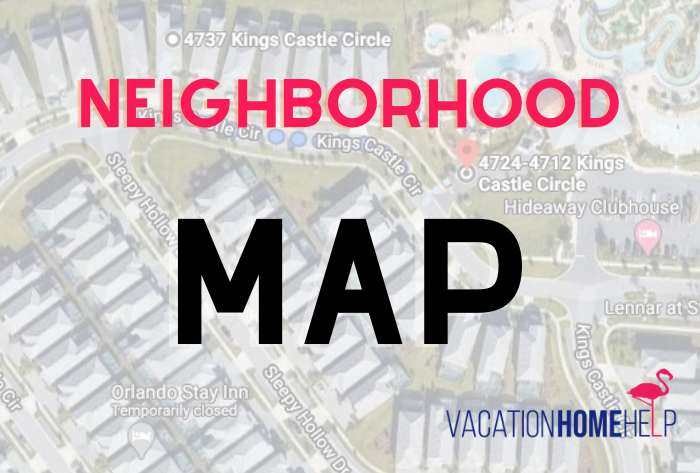 Airbnb welcome book neighborhood map